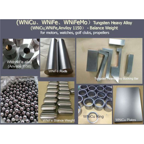 High Density Tungsten Heavy Alloy Bucking Bars For Aircraft Riveting