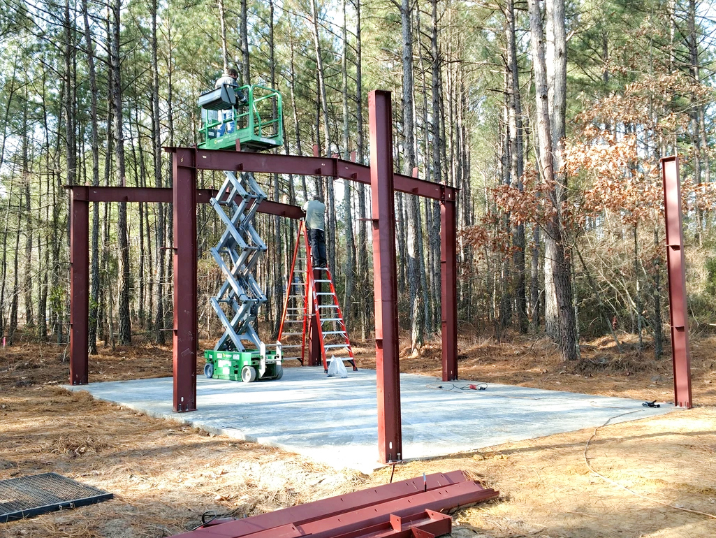 Стальная конструкция Парковка автомобилей Портативный гараж Префабрикация Металлический водонепроницаемый гараж