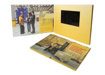 4.3 Gift greeting cards with video/LCD video brochure/LCD Business greeting card for DHL