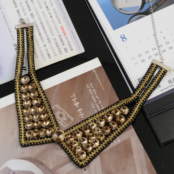Rhinestones Decorative Chocker Collar Fashional Accessories Dance Wear Accessories