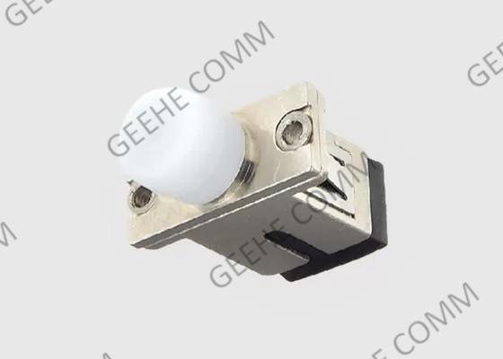 Multimode Polymer Sleeve Metal Flange Fiber Optic Hybrid Adapter FC-SC Simplex