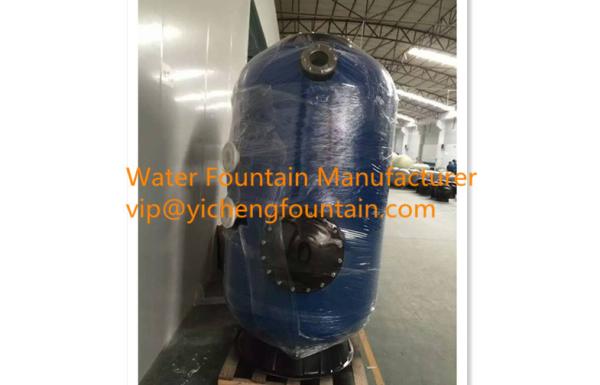 Fiberglass Depth Above Ground Pool Sand Filters Side Mount Type Flange Connection