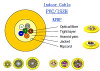 G657A2 Kevlar GJPFJH Indoor Fiber Optic Armoured Cable 12 Core SM 6B6 0.9mm