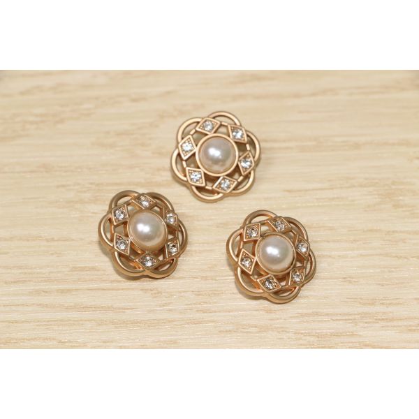 Rose Gold Personalised Buttons For vêtx floral 28L écologique modelé