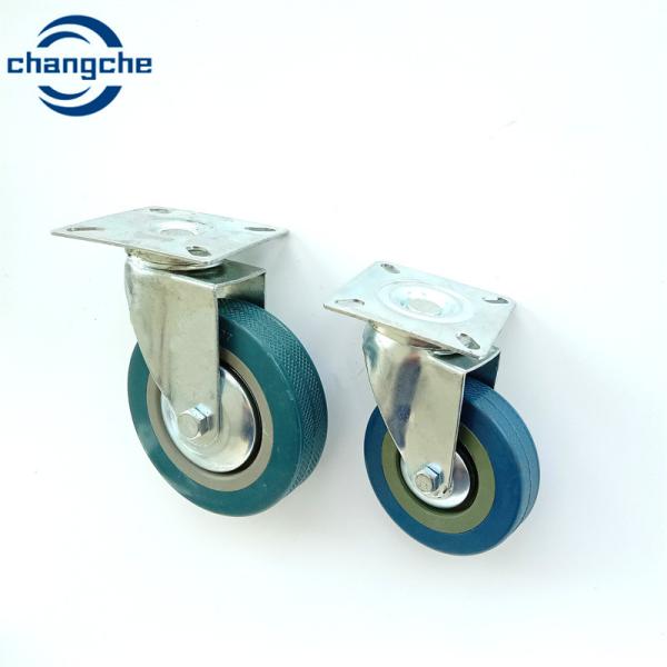 1.5 Inch 2 Inch Black Stem Heavy Duty Caster Wheels For Workbench