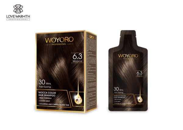 As máscaras comuns dos adultos colorem o champô seguro, brilham o champô Bouncy saudável do cabelo