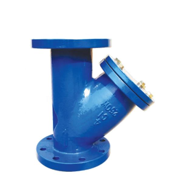 Carbon Steel Y Type Strainer PN16 ANSI B16.1 Flanged Filter with Flange Ends DN50-DN600