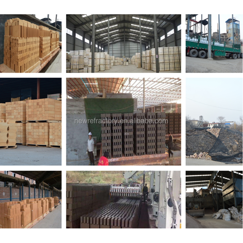 50%-65% SiO2 Content High Alumina Arc Refractory Brick for Petrochemical Industry