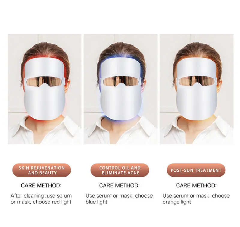 Маска красоты терапией света фотона PDT лицевая для красоты кожи