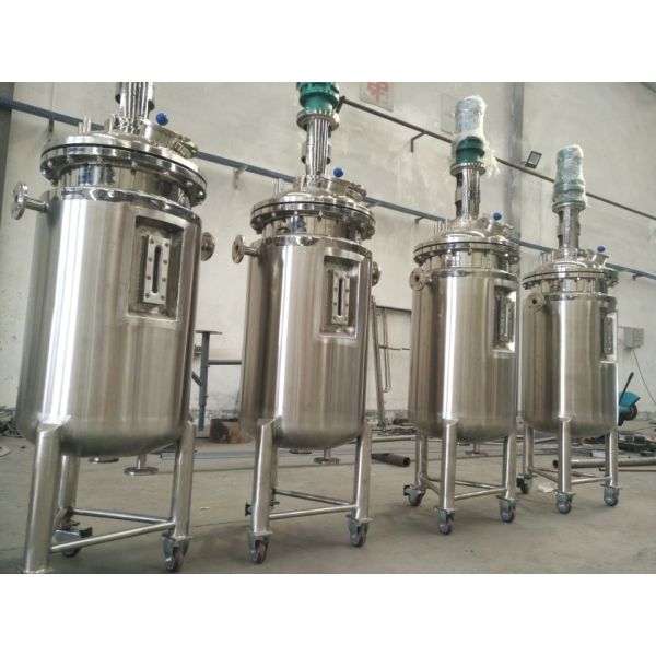 Various SUS304 / 316L Water Storage Tank / Heating Jacketed Kettle / Mixing Tank