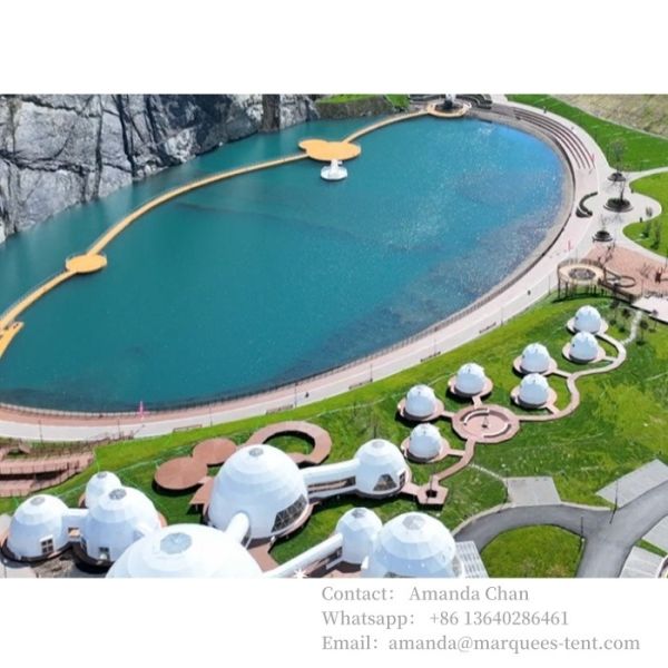 Консервативная палатка Glamping Dome с высокой температурной устойчивостью, палатка Glamping Hotel