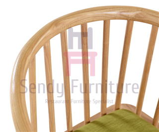 Sleek Low Back Wood Restaurant Chairs