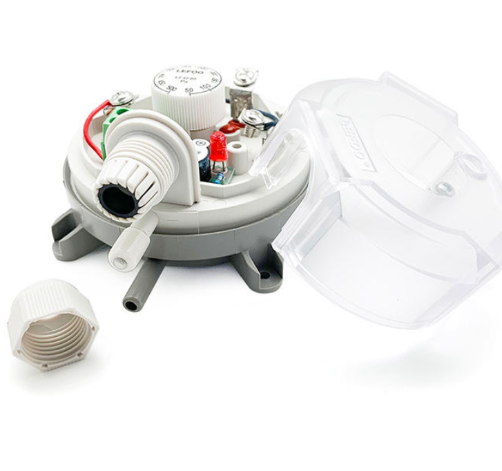 Differential Pressure Switch 50~5000pa Waterproof Heating Ventilation Furnace Vent Air Pressure Switch
