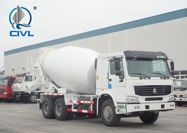 Sinotruk Howo 6x4 Concrete Mixer Truck Concrete Mixing Equipment 10cbm 70 Cabin With Air Condition