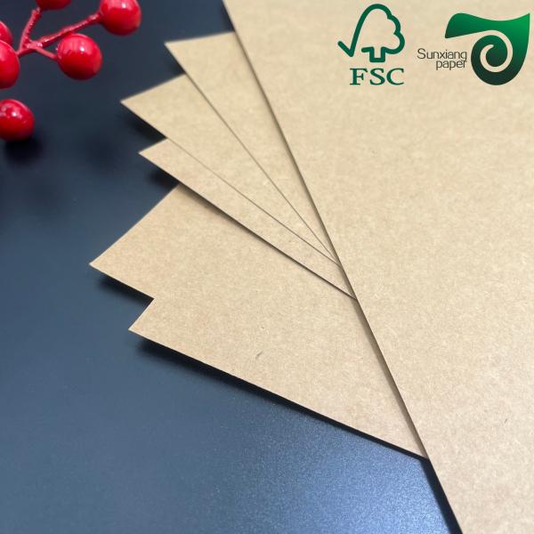 Papier kraft non blanchi FSC 18g avec revêtement PE pour une résistance supérieure à la graisse