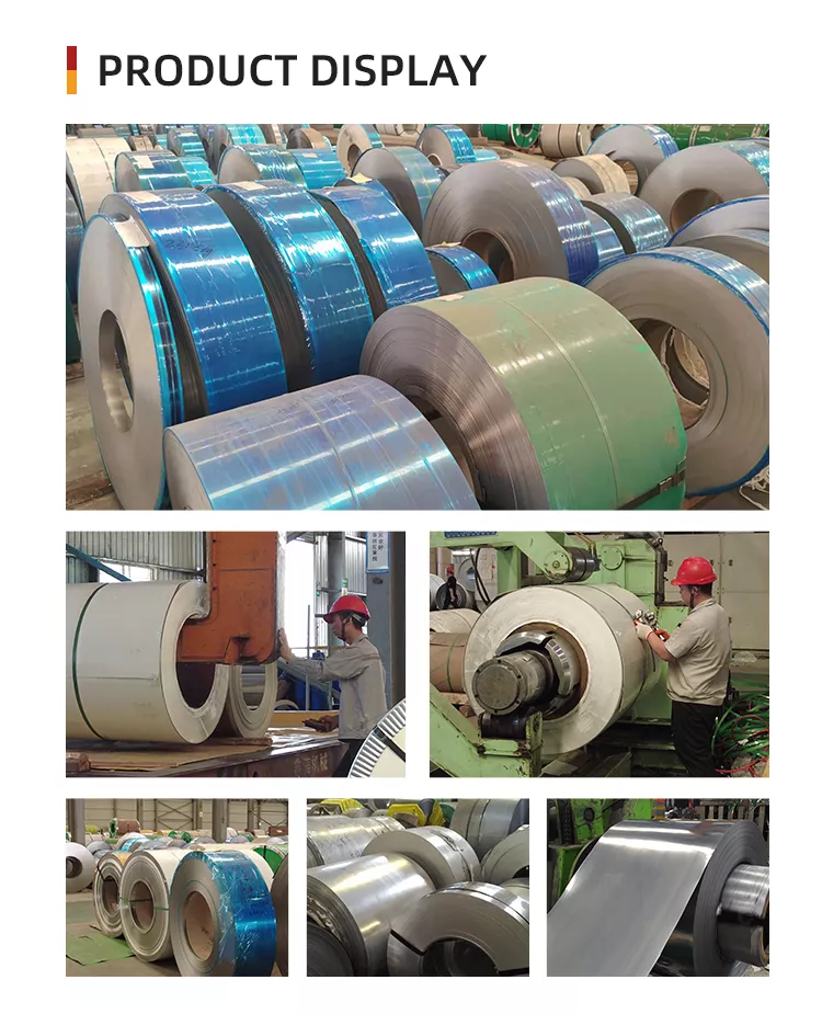 Thickened Cold Rolled SS 316 Coil , Anti Wear Stainless Steel Strip Coil