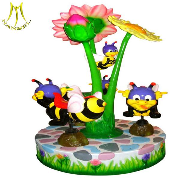 Hansel outdoor playground for sale fairground sale 3 seats mini carousel for sale