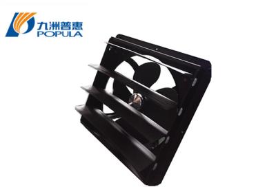 Wall Mounted Square Exhaust Fan , Window Mounted Exhaust Fan With Louver
