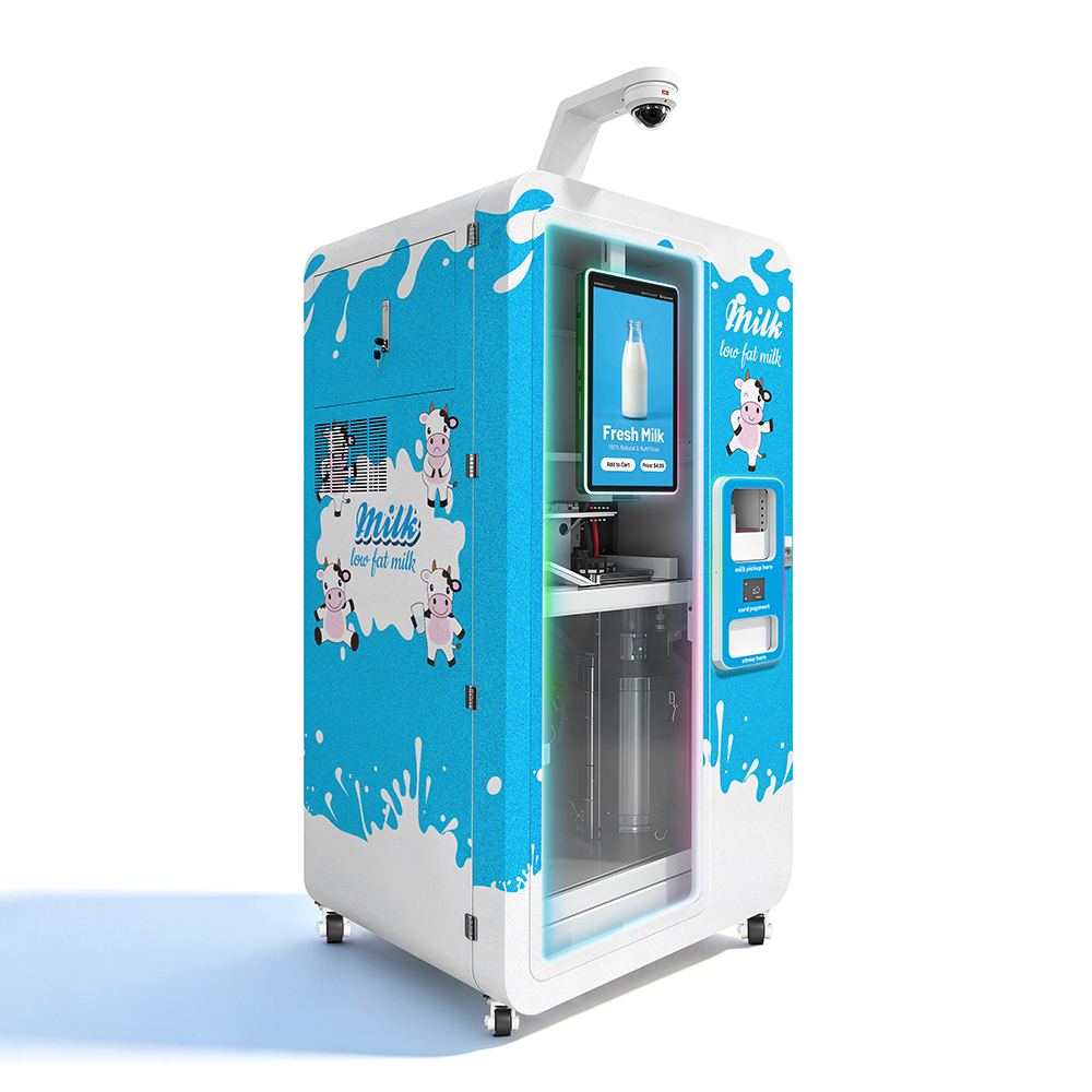 Haloo Fresh Milk Vending Machine | 120L Milk Storage System 175 Cup Large Capacity Design Automatic Cleaning and Disinfection Function