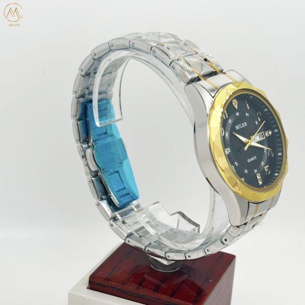 Luxury Stainless Steel Strap Band Wrist Watches Business Watch Quartz Waterproof Fashion Watch