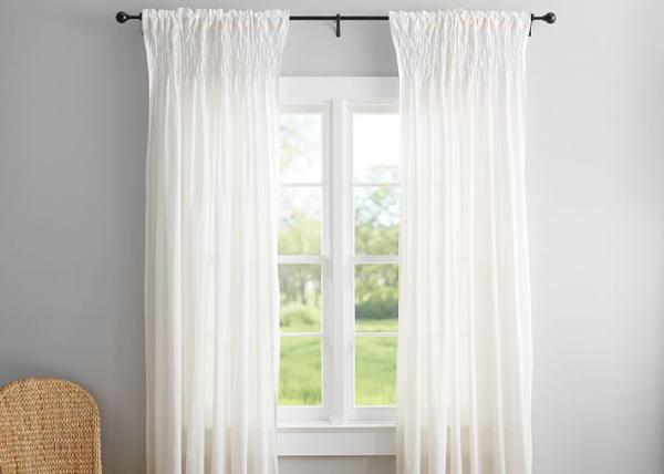 Fashion Organic Drape Modern Window Curtains Plain Style Color Customized