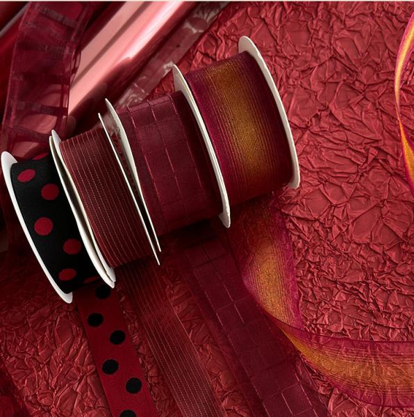 Autumn And Winter Retro Ankora Red Series Flower Wrapping Paper Flower Bouquet Strap Flower Shop DIY Handmade Materials