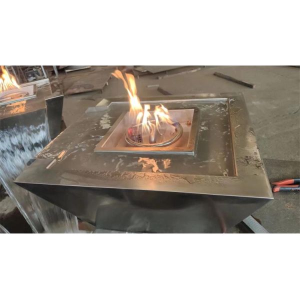 Шары огня и воды водного бассейна нержавеющей стали особенности воды сада квадратные