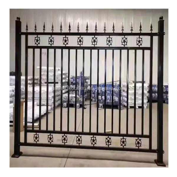 Áustria Mercado Principal Cercas de jardim com 50x50mm tamanho de trilho fabricado