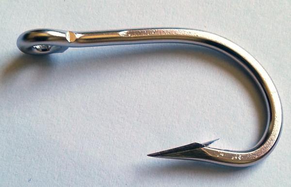 304 stainless steel single hook fishing hook saltwater for deep sea fishing
