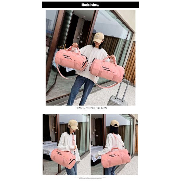 Travel Custom Gym Bag Mens Duffle Bag With Shoe Compartment Outdoor