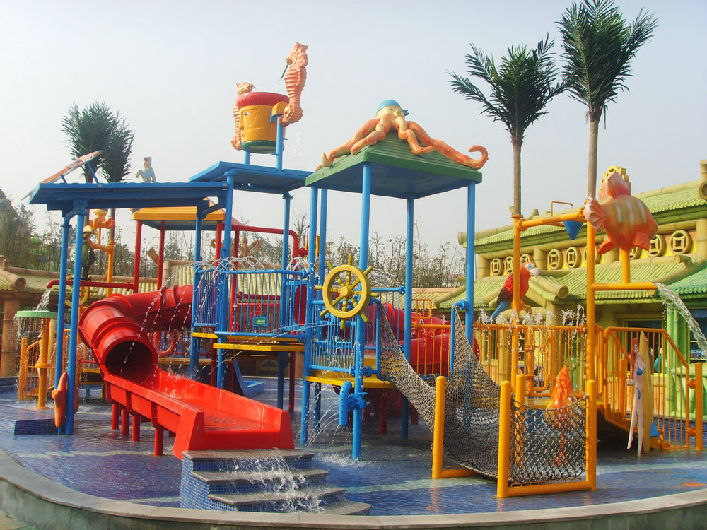 Подгонянные проекты тематического парка, конструкция аквапарк с материалом стеклоткани