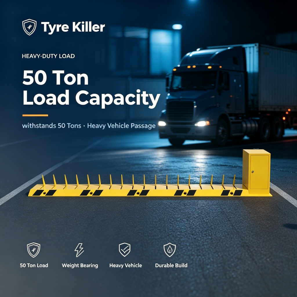Versatile Roadside Tyre Puncture System Capable of Handling Various Tyre Sizes Optimized for Commercial Fleet Operations