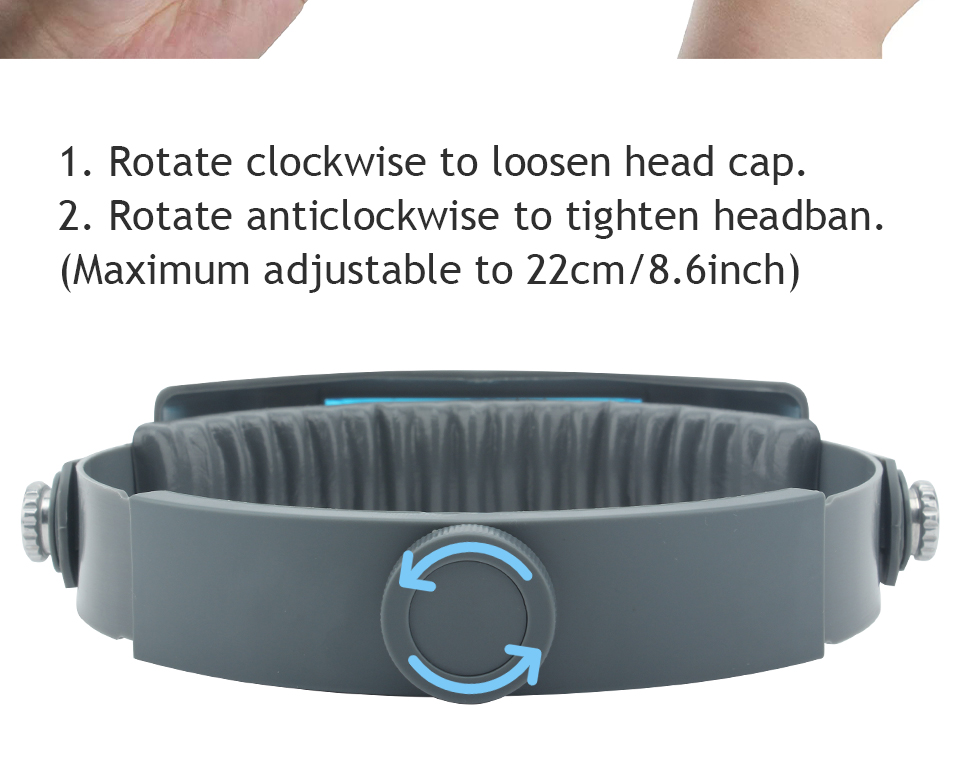 Бинокулярные стеклянные аксессуары ювелирных изделий оборудуют носить головы чтения объектива увеличителей двойной