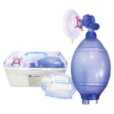 Resuscitator manual da emergência artificial manual descartável médica do punho do saco de Ambu do Resuscitator do PVC