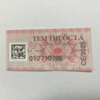 Número de série Carimbo de imposto especial de consumo Mudança de cor Etiqueta holográfica de embalagem de cigarro