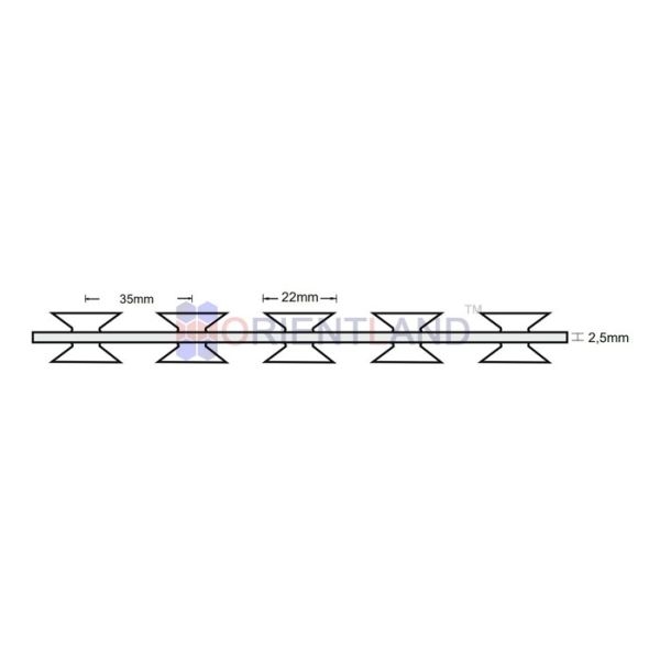 Hot Dipped Galvanized Concertina Wire BTO-22 Barbed Tape Razor Wire Coil BTC 54loops