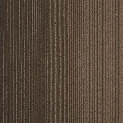Indoor Carpet Squares / Striped Carpet Tiles Pvc With Fiberglass Backing