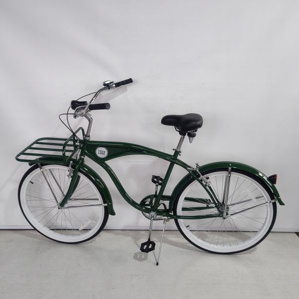 Steel Fork Material Adult Single Speed Men Beach Cruiser Bike 26 Inch for Promotion
