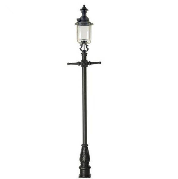 Outdoor / Indoor European Antique Cast Iron Lamp Post Single - Arm