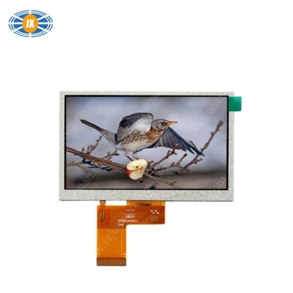High Brightness 5 Inch LCD Monitor 500cd/m2 TFT LCD Capacitive Touchscreen
