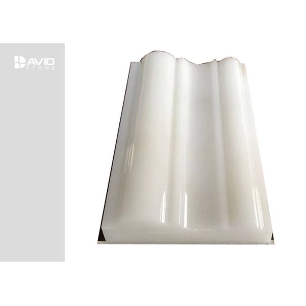 Xiamen supplier quarry direct sale 18mm Guangxi white marble glossy polished