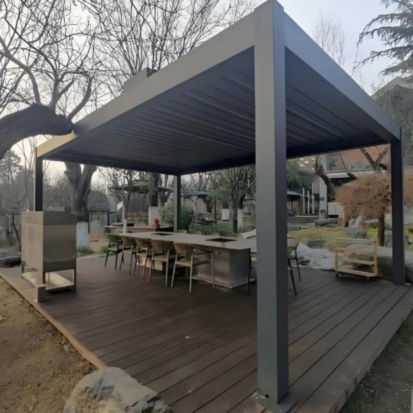 Acoustic Performance and 150km/h Wind Resistance Outdoor Classroom Pavilion with Sound-Dampening Roof Panels