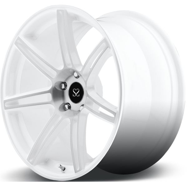 5x112 1pc Forged Alloy Styling Custom Wheels 18 Inch White For Golf GTI Rims