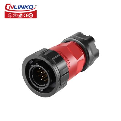 CNLINKO YM20 Plastic Waterproof 14 Pin Male Female Plug Socket IP68 Waterproof Connector Plastic Plug Socket