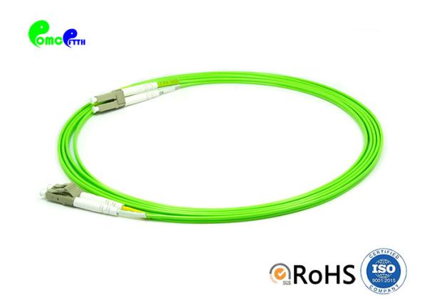 OM5 Fiber Optic Patch Cables LC PC To LC PC Duplex OM5 50 / 125  2M LSZH for 100Gig Data Center