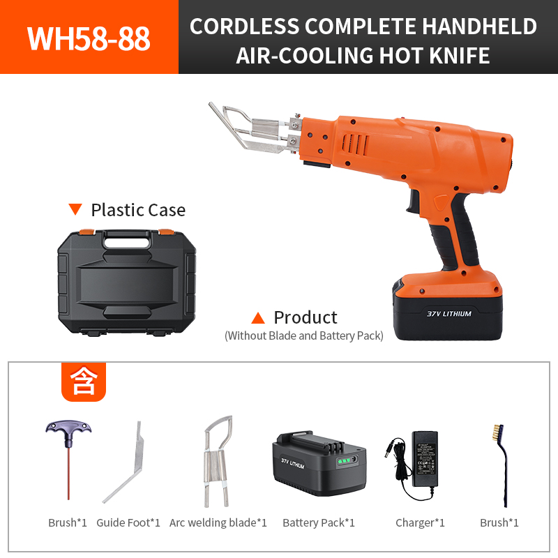 Резец ткани ножа воздушного охлаждения 100W горячий с ногой проводника