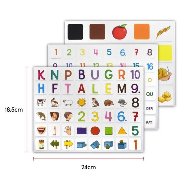 Removable Custom Silicone Stickers Kids Early Learning Stickers Modern Teacher Aids