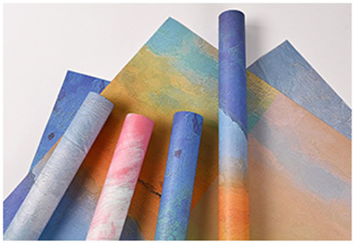 Creative Oil Painting Florist Wrapping Paper 50cmx60cm High GSM