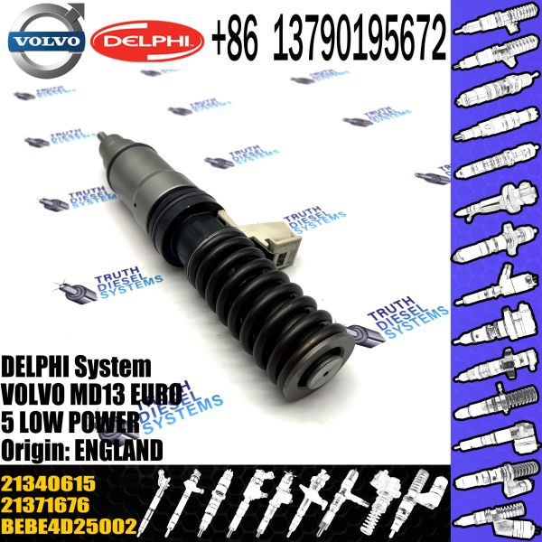 Inyector de combustible diesel 21371676 BEBE4D25002 BEBE4D25102 21340615 85003267 21340615 E3.18 para el PODER del MED del EURO 5 de VOL MD13