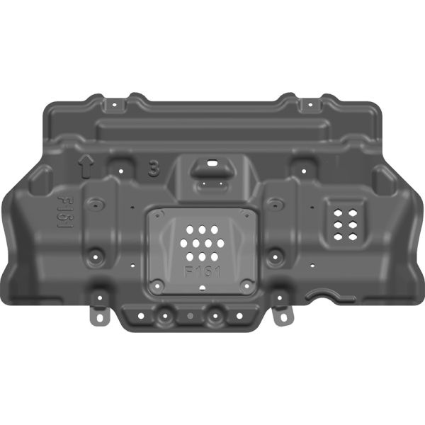 Customized Off-Road 4*4 Underbody Armor Plate for Toyota Prado LC150 in Aluminium Alloy